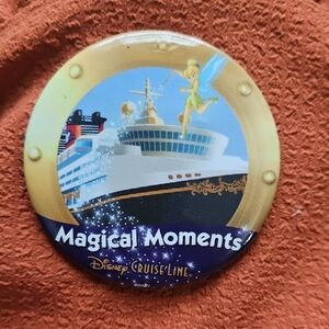 Disney Cruise Line Enchanting Tinker Bell Magical Moments Button